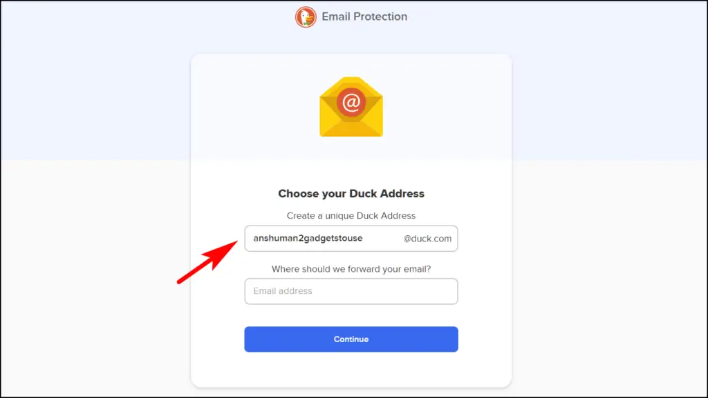 Create Your Duck com Email Address