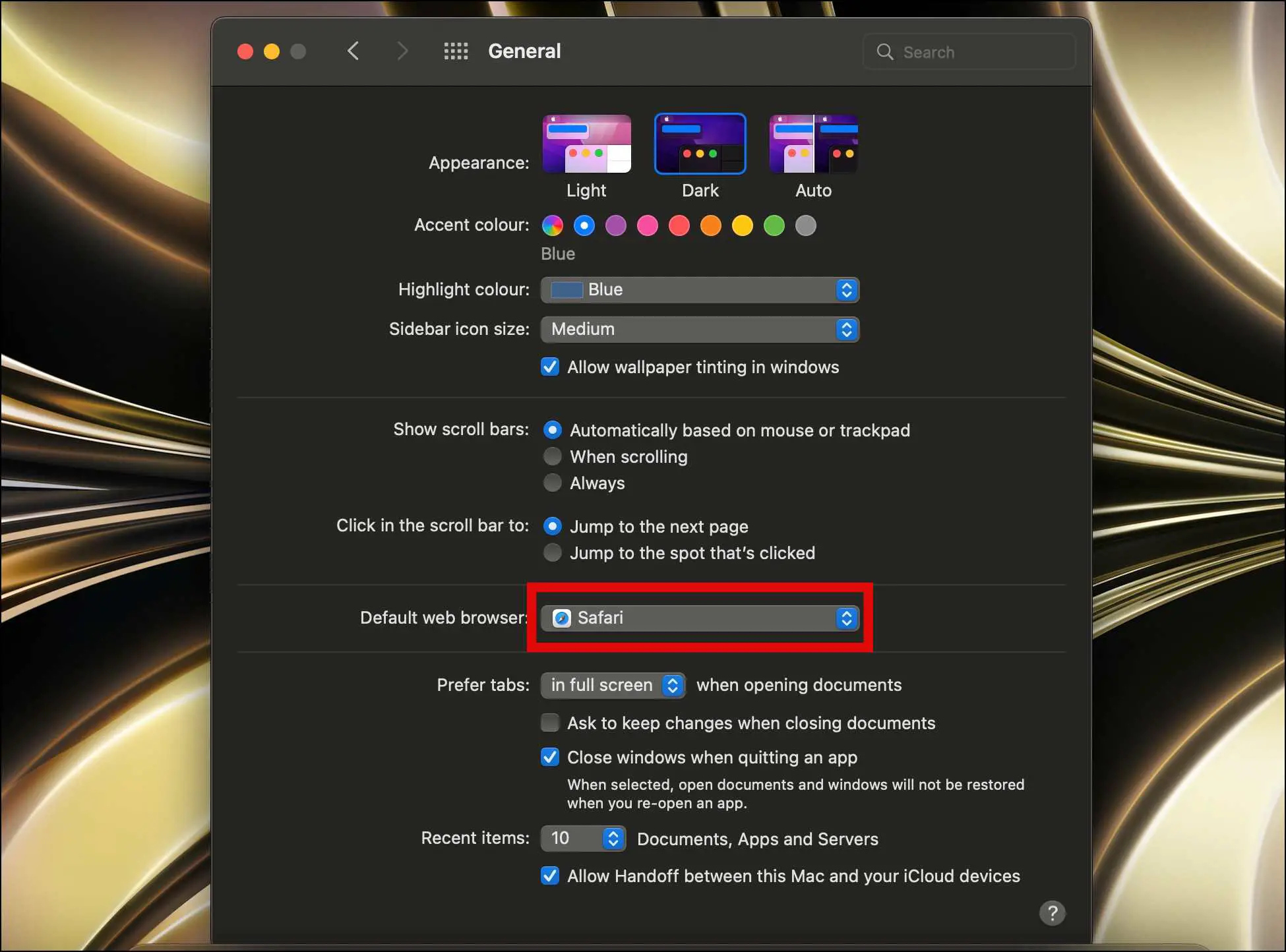 Set Firefox as Default Browser on Mac