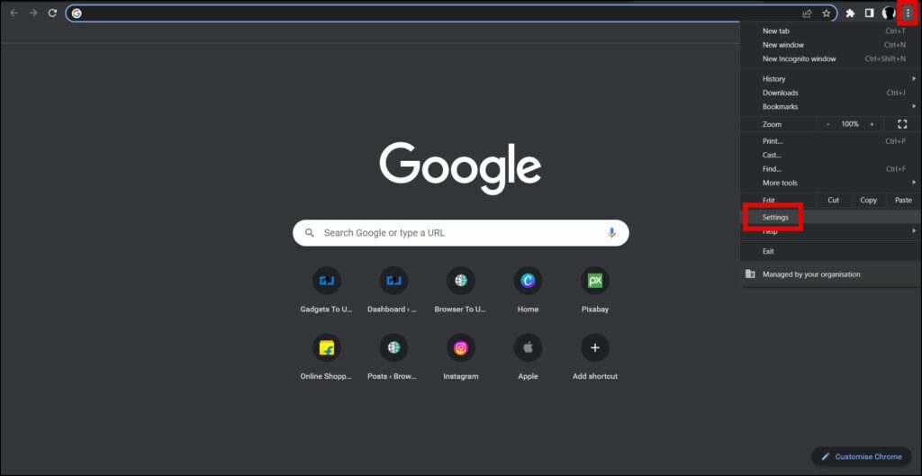 Disable Browser Extensions to Fix Blank Black Screen in Chrome on Windows 7/10/11