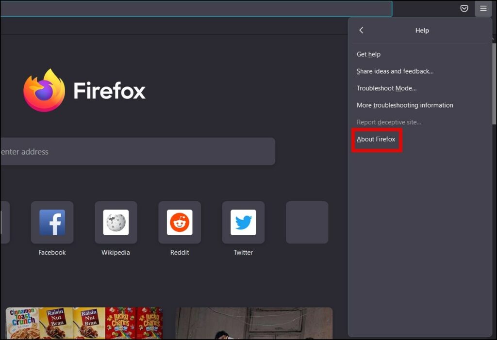 Check the Mozilla Firefox Build on PC