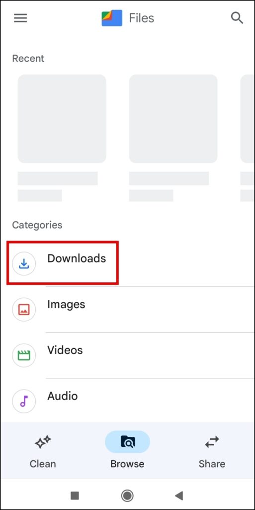 Android Files App