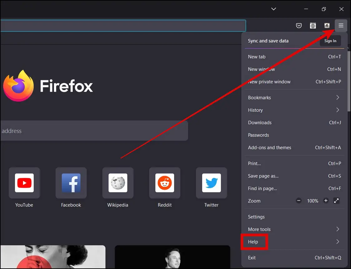 Reset the Browser's Settings to Fix WhatsApp Web Not Working on Firefox