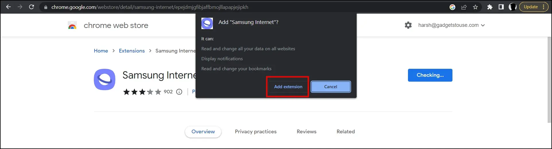 Sync Samsung Internet Bookmarks with Chrome
