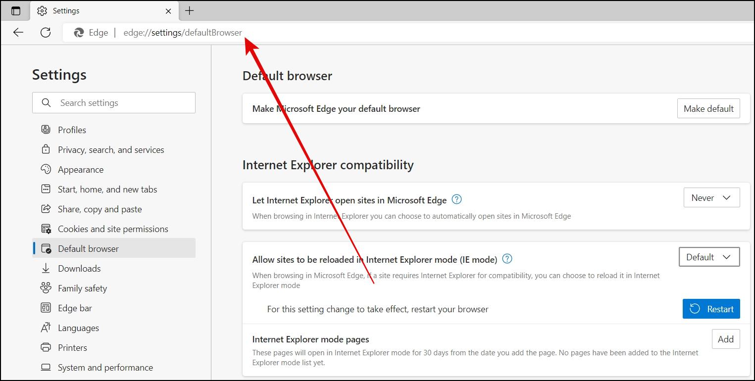 Enable IE Mode in Microsoft Edge Tips Tricks