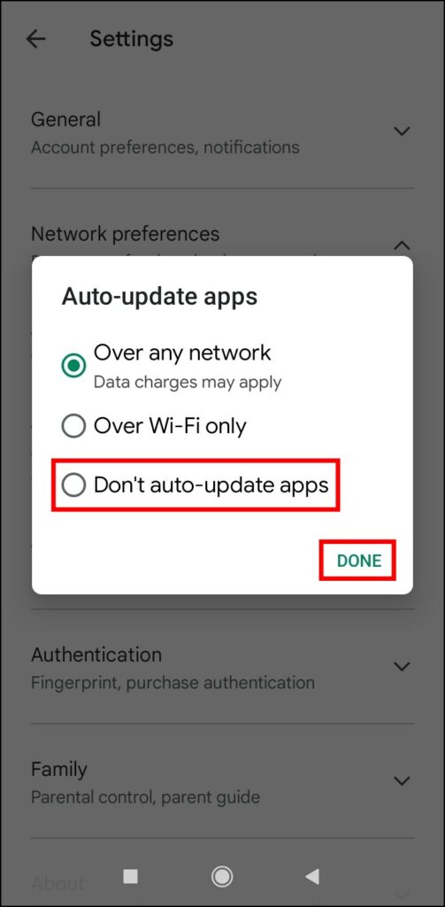 Disable Auto Updates to Fix Android System Webview Not Updating on Android