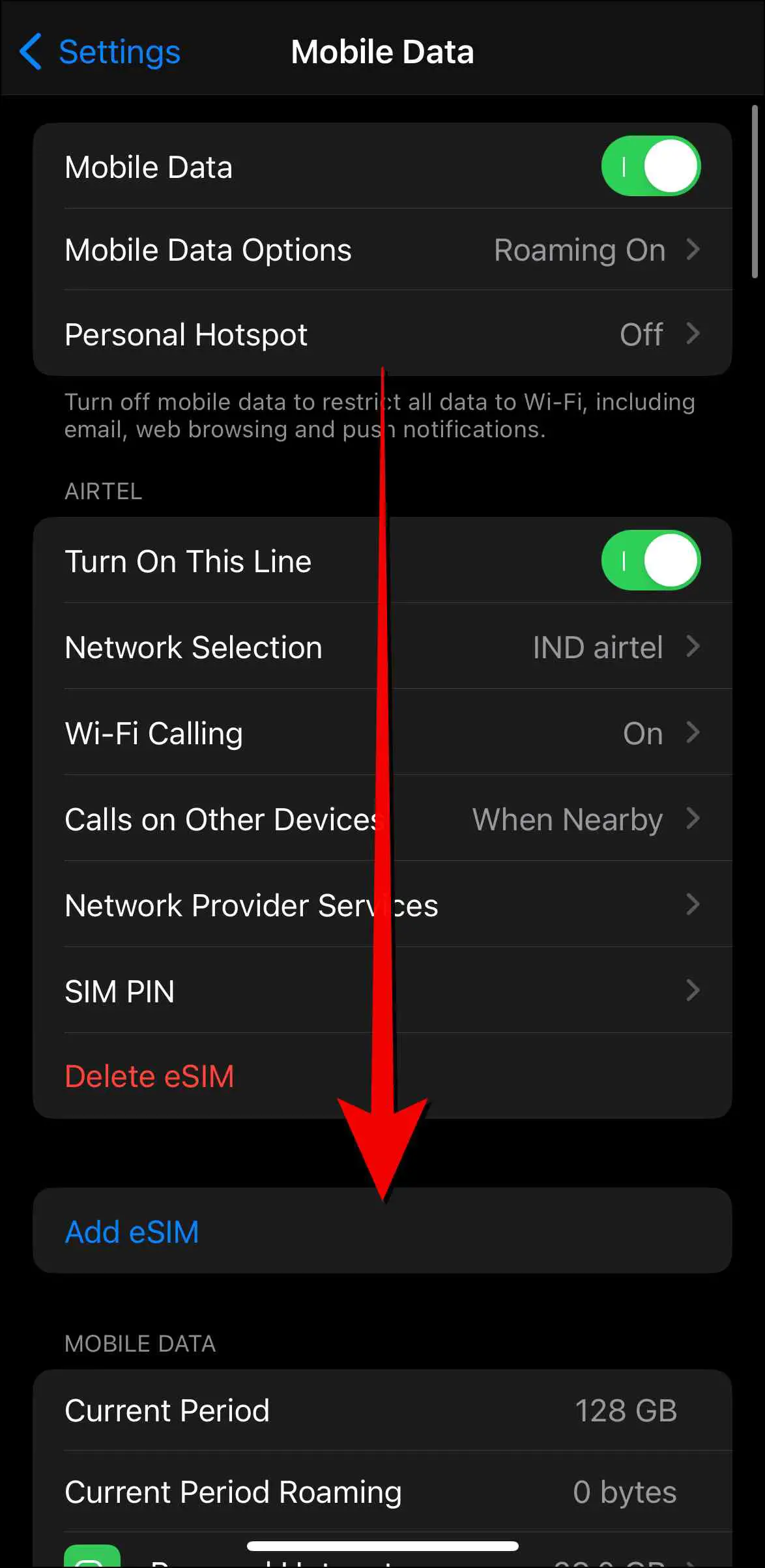 Disable Wifi Assist to Save Data