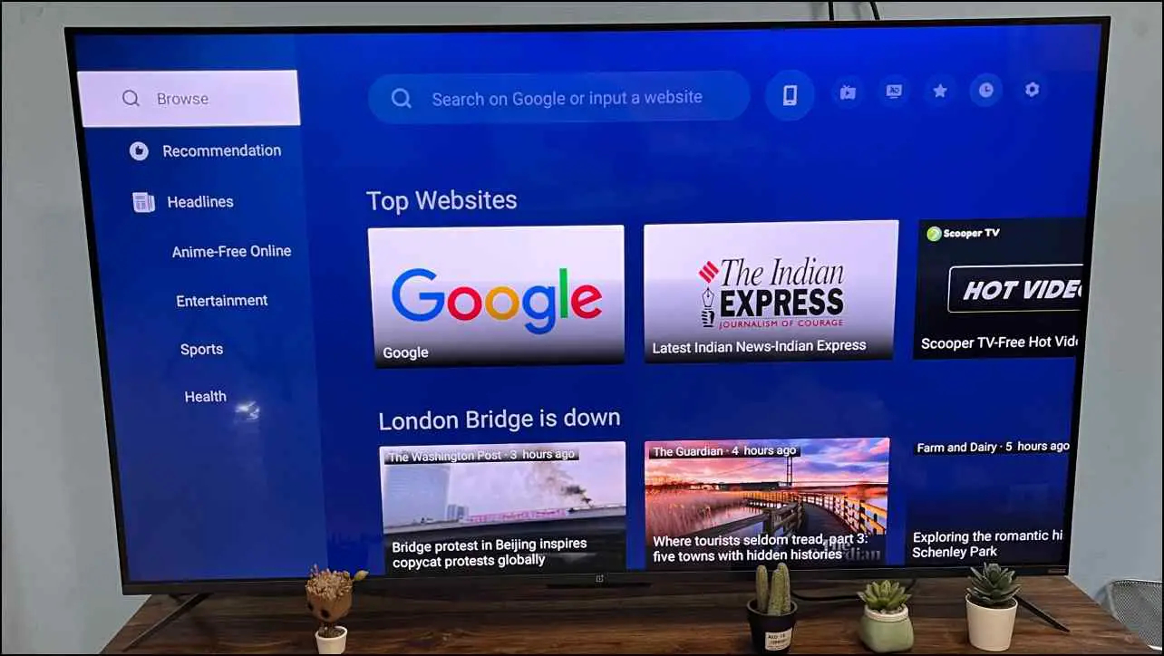 Best Browsers for Android TV - BrowserHere