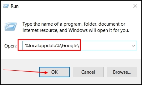 Delete the Google Update directory