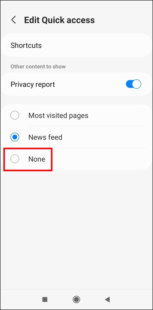 Disable News Feed