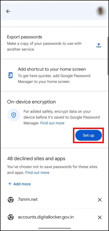 Google Passwords On Device Encryption Android