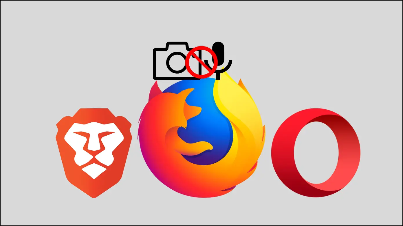 3 Ways to Disable Camera & Mic in Brave, Opera, and Firefox