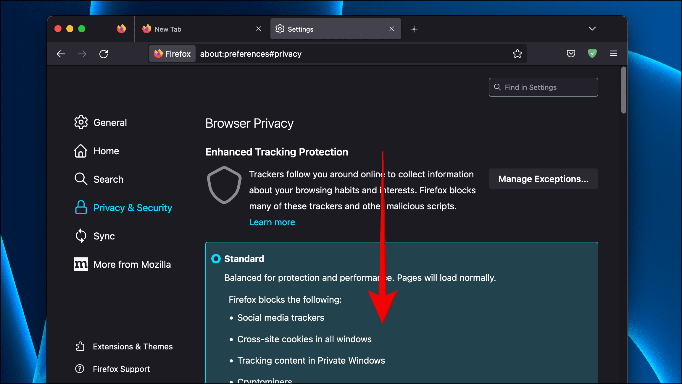 Disable Sponsored Suggestions in Firefox Address Bar