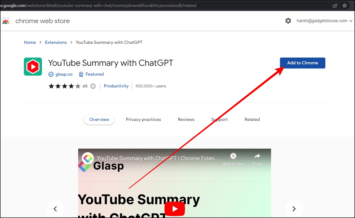 YouTube Summary with ChatGPT