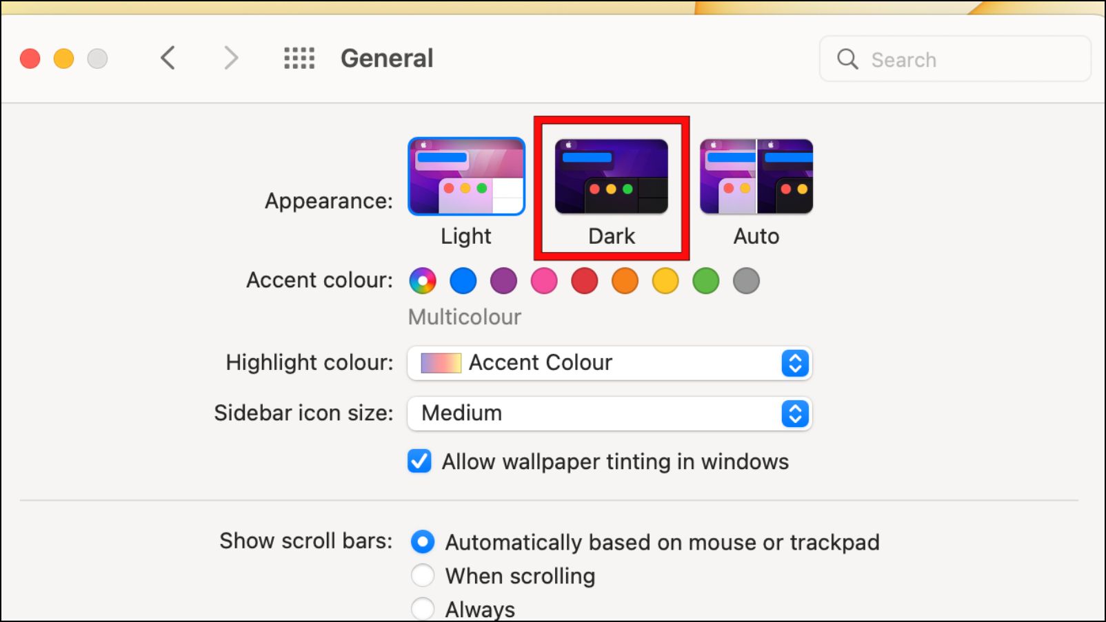 Enable Dark Mode on Safari Mac