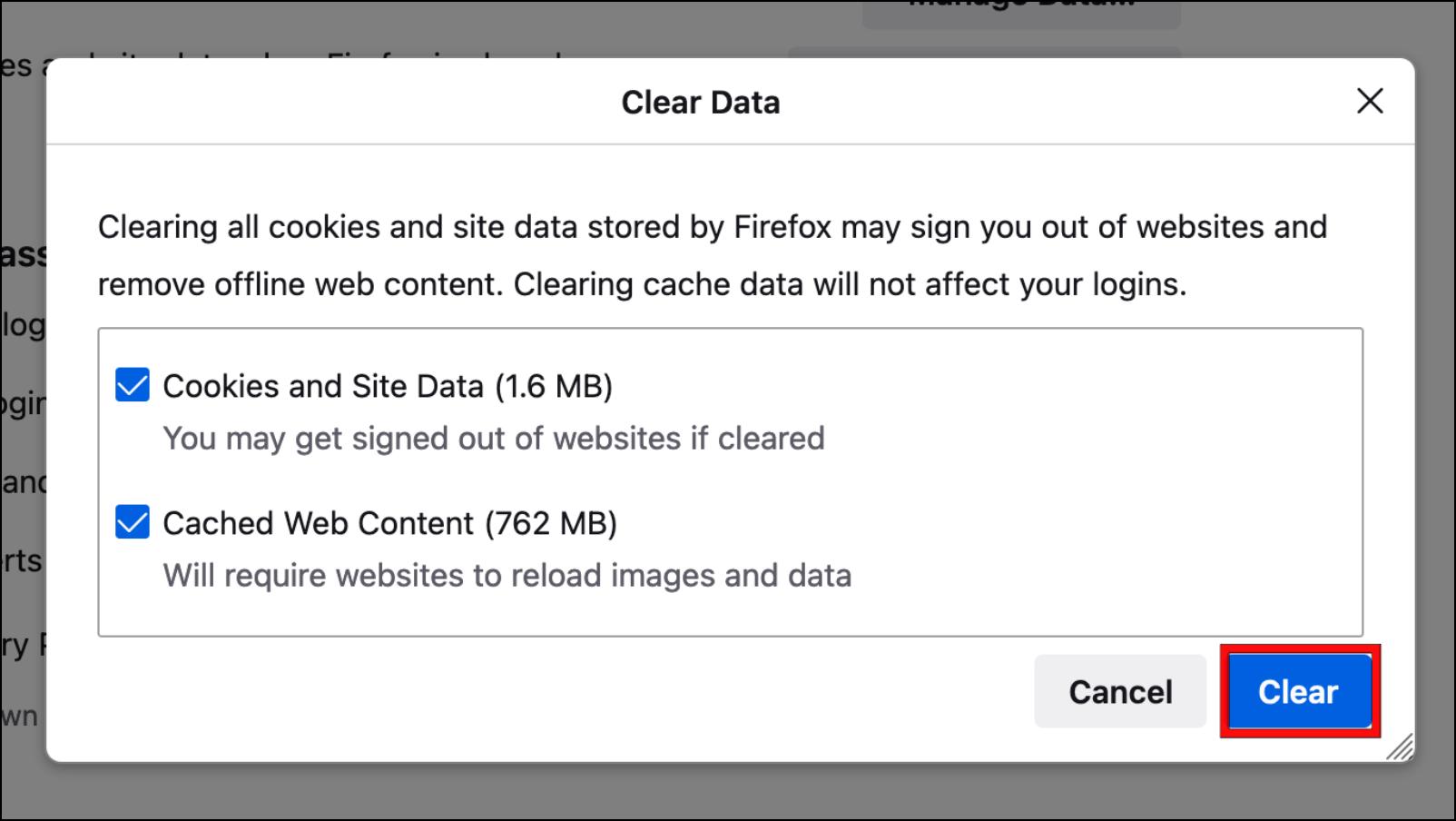 Clear-Firefox-Cache-Data