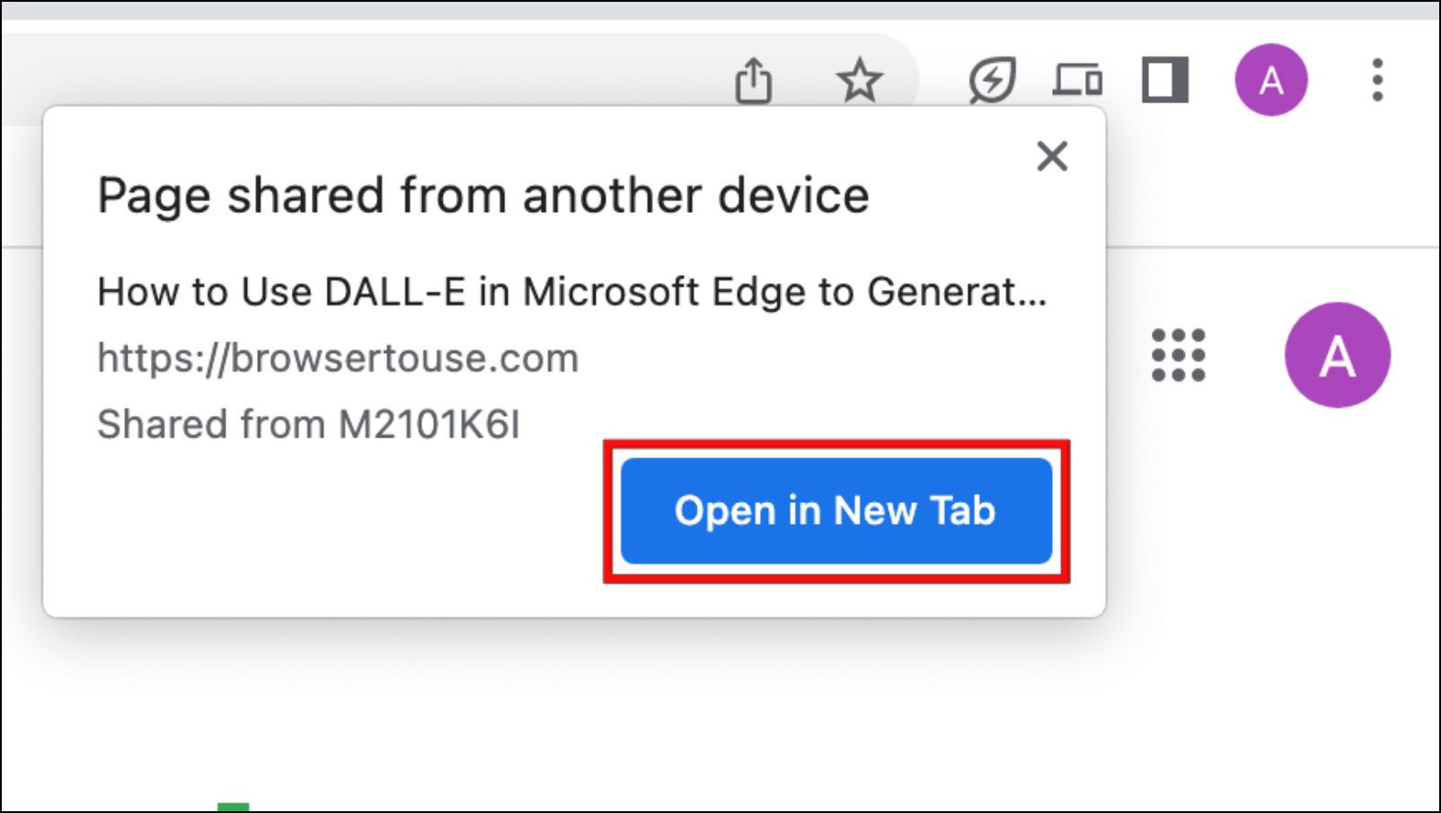 Send Chrome Mobile Tabs to Computer