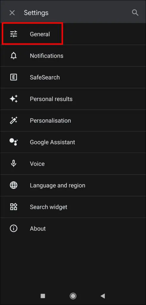 Disable Trending Search Suggestions in Google App