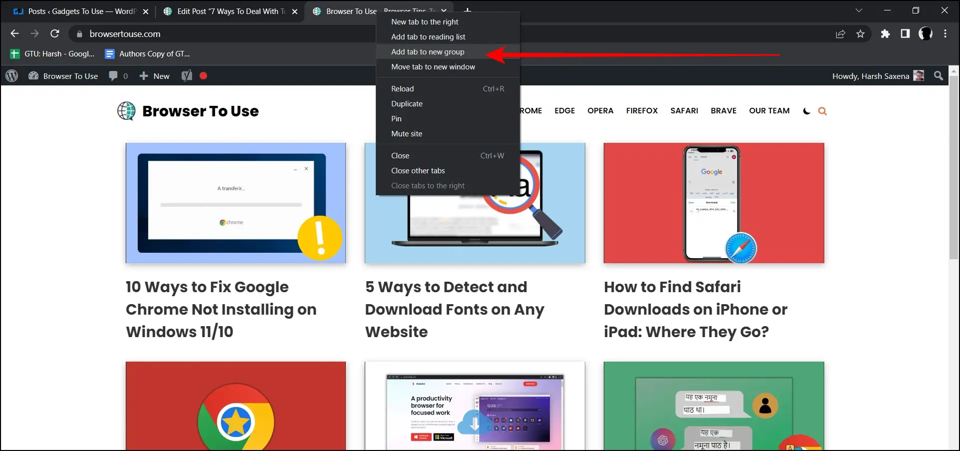 Group Your Tabs To Deal With Too Many Tabs Opened in Chrome
