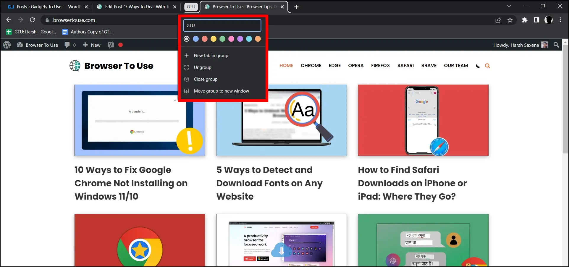 Group Your Tabs To Deal With Too Many Tabs Opened in Chrome