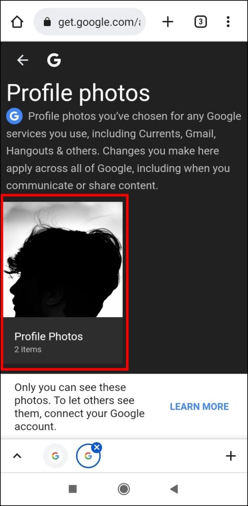 Download Your Google Account Profile Picture On Phone
