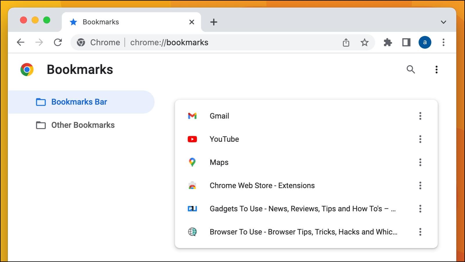 Chrome-Bookmark-Manager