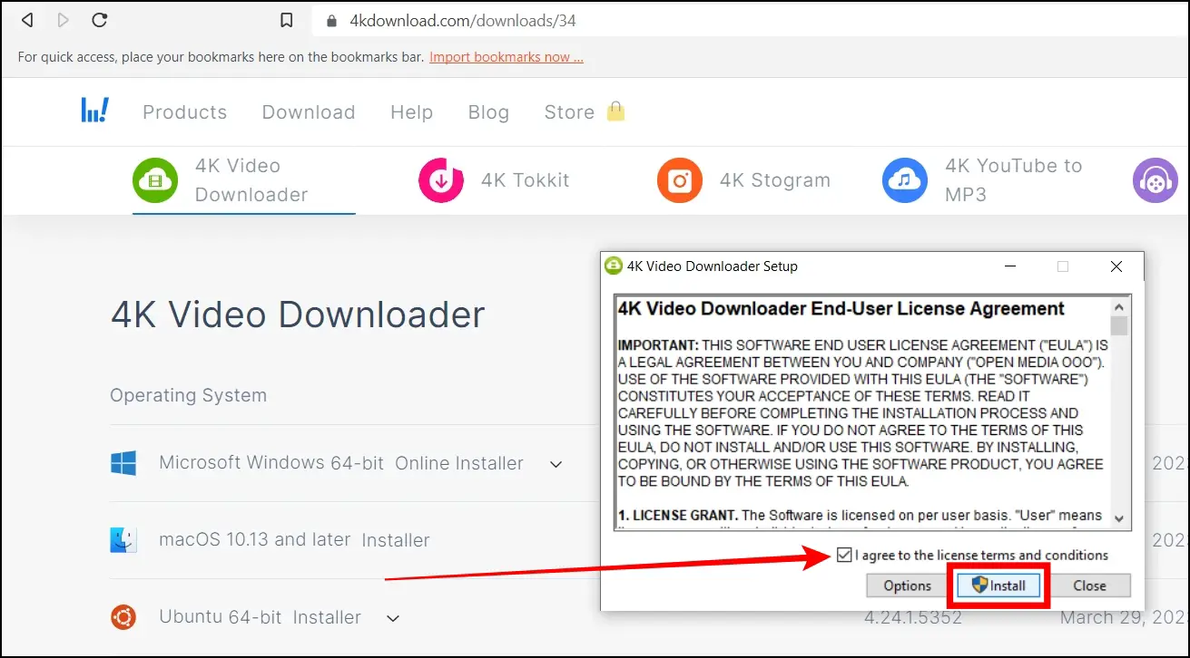 Download Videos on Brave Browser Using 4K Video Downloader App