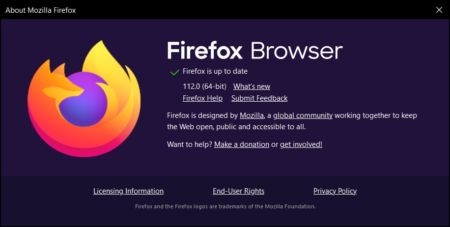 What Is Firefox Version 112?