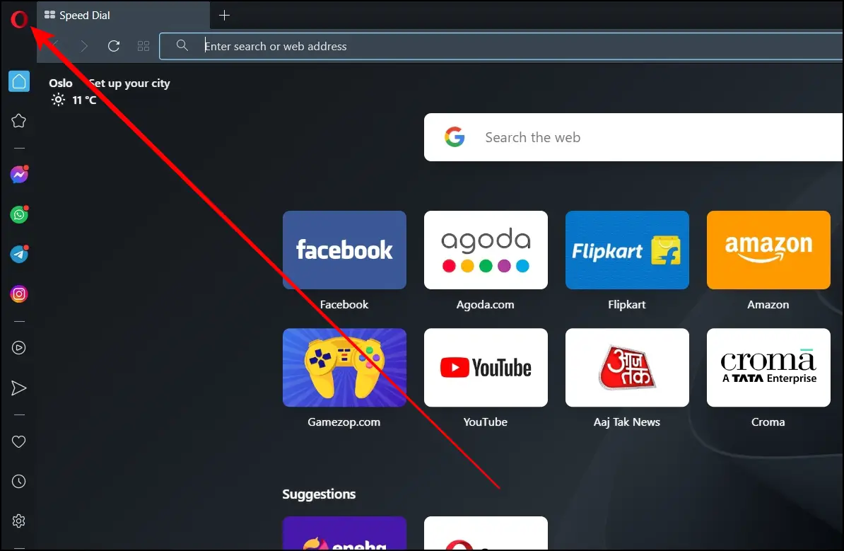 Disable Opera Adblocker to Fix Opera Browser Not Opening on Mac
