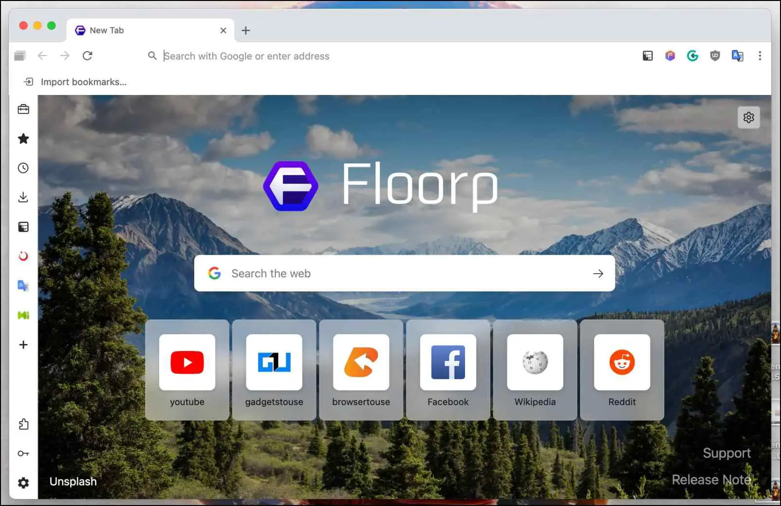 Floorp-Browser-Homepage