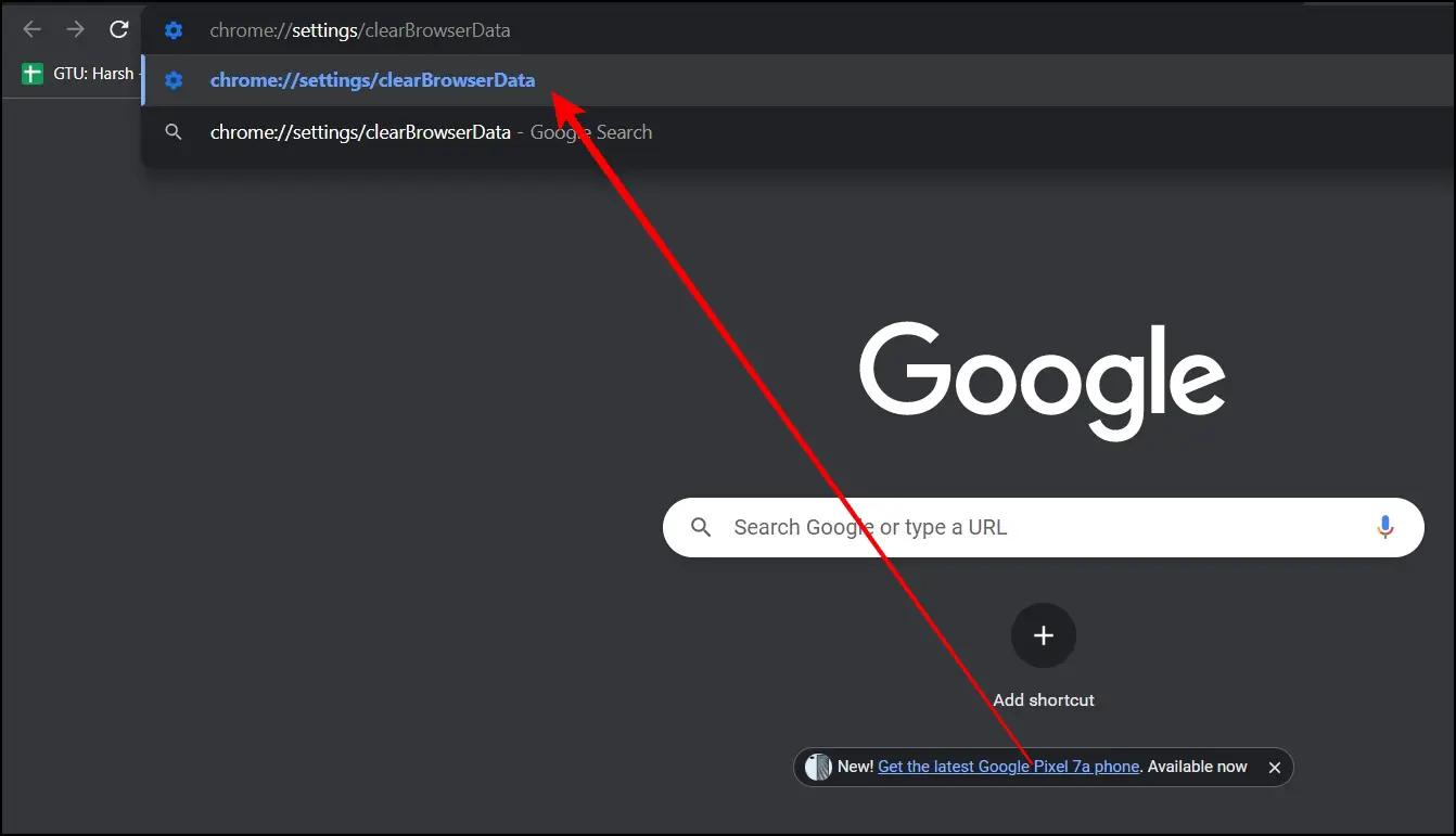 Clear Browsing Data to Fix ERR_TOO_MANY_REDIRECTS in Google Chrome