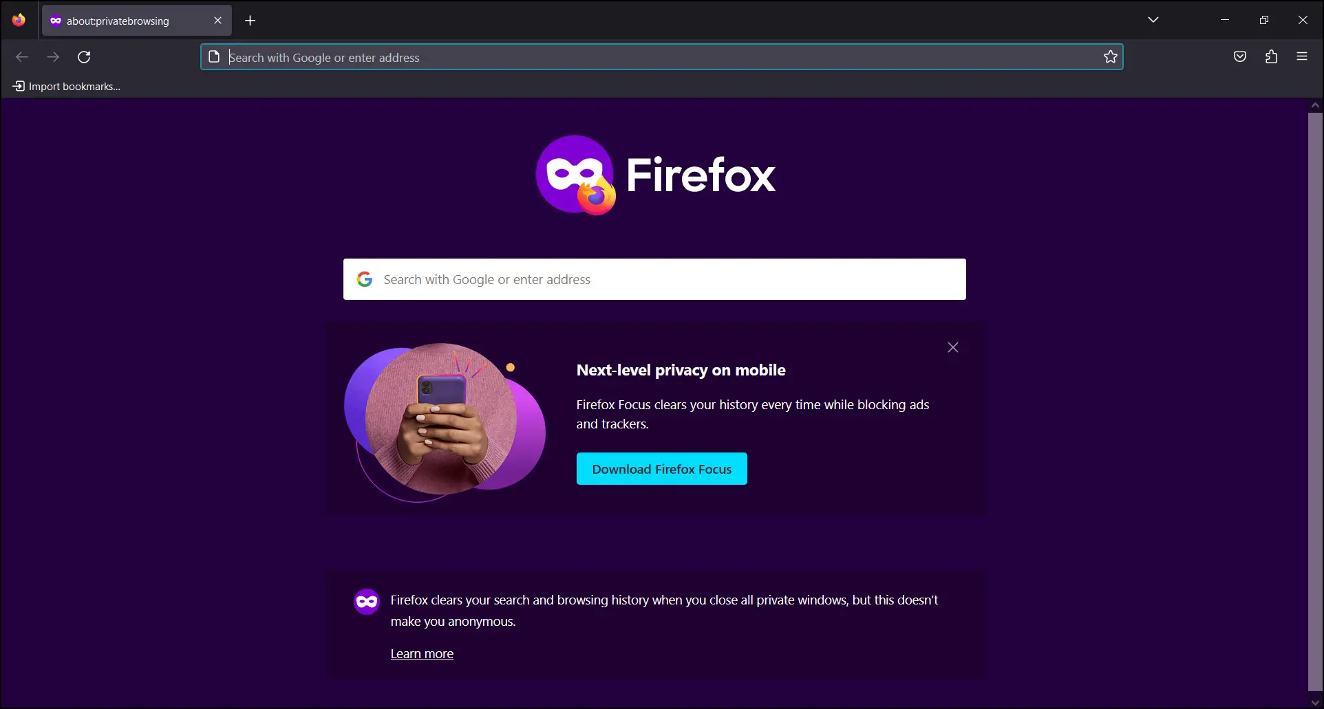 Use Firefox's Private Window By Default (Windows)