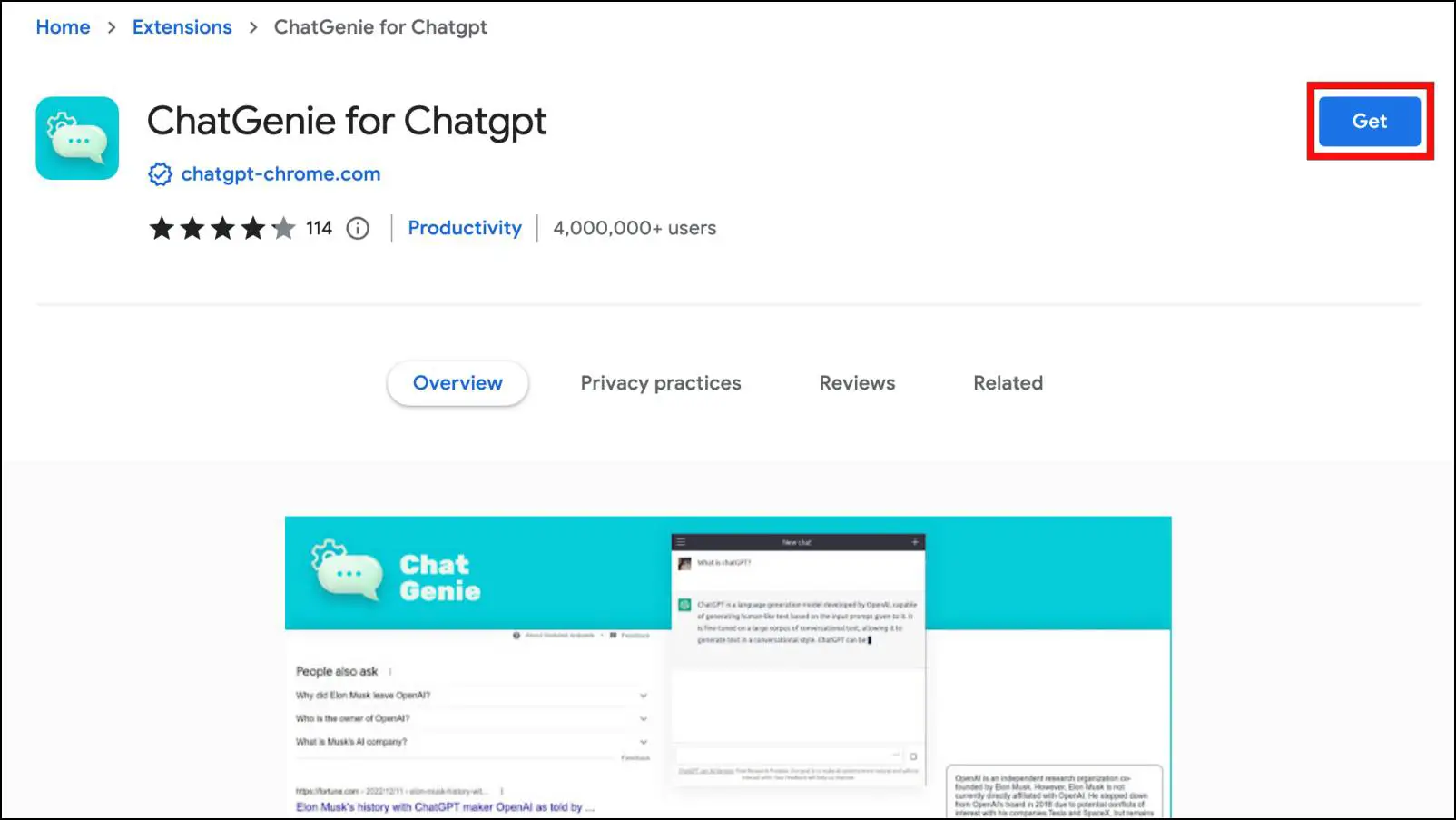 ChatGPT-ChatGenie-Chrome-Extension
