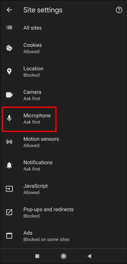 Block Microphone Access From Chrome Settings