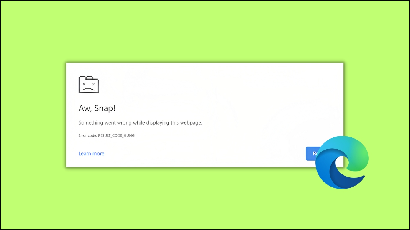 9 Ways to Fix RESULT_CODE_HUNG Error in Microsoft Edge