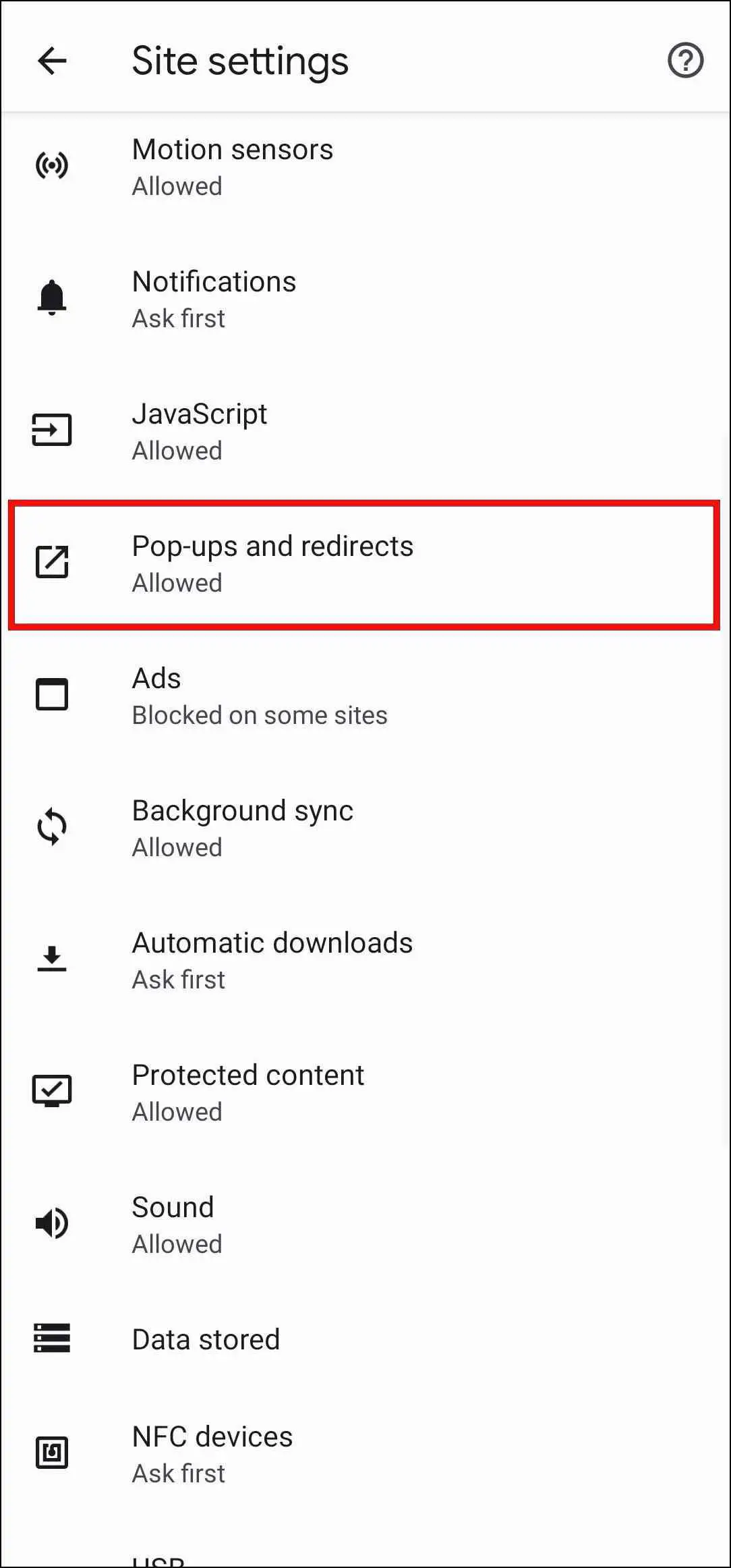 Disable Popups in Google Chrome