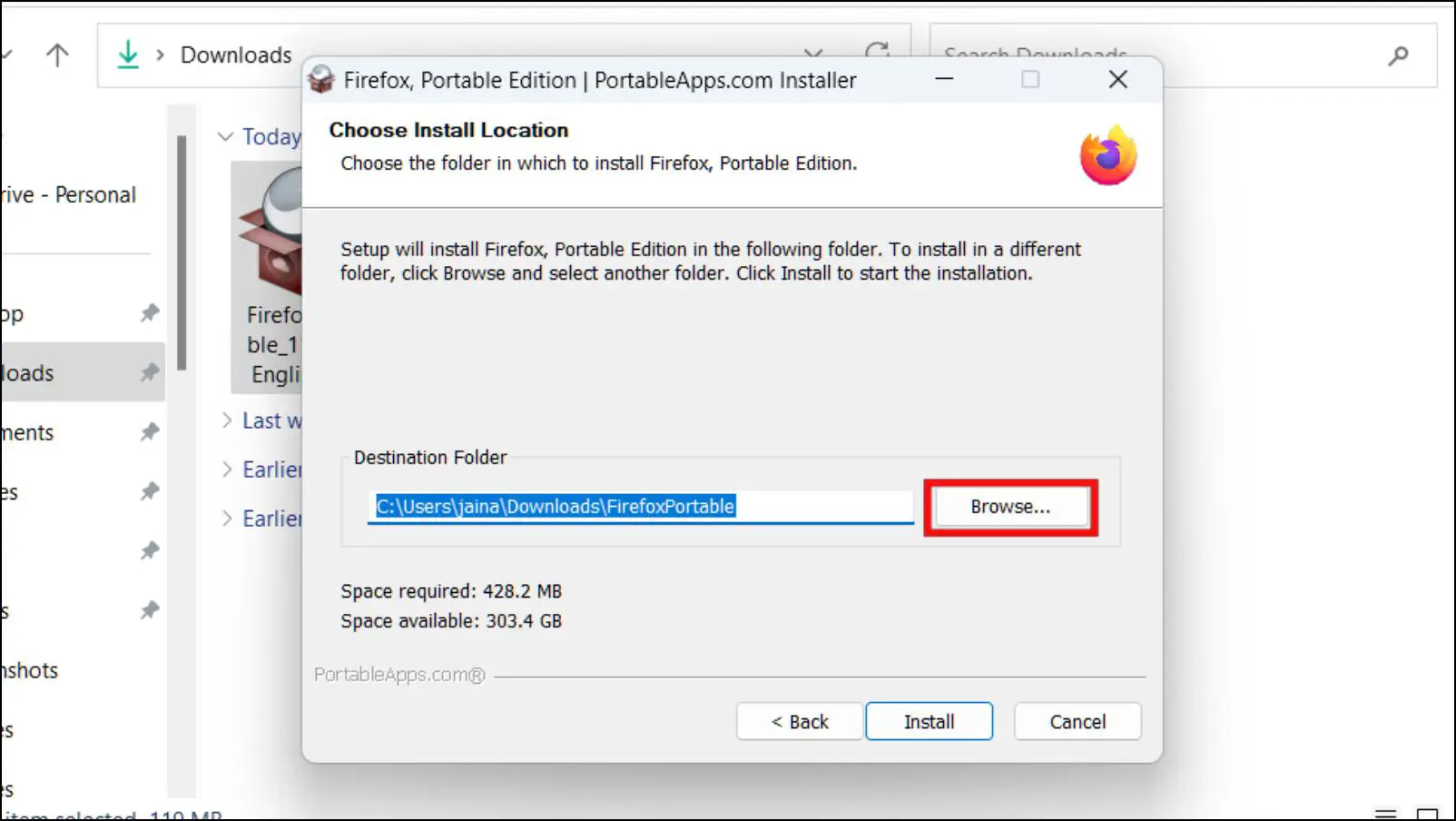 Install-Portable-Firefox