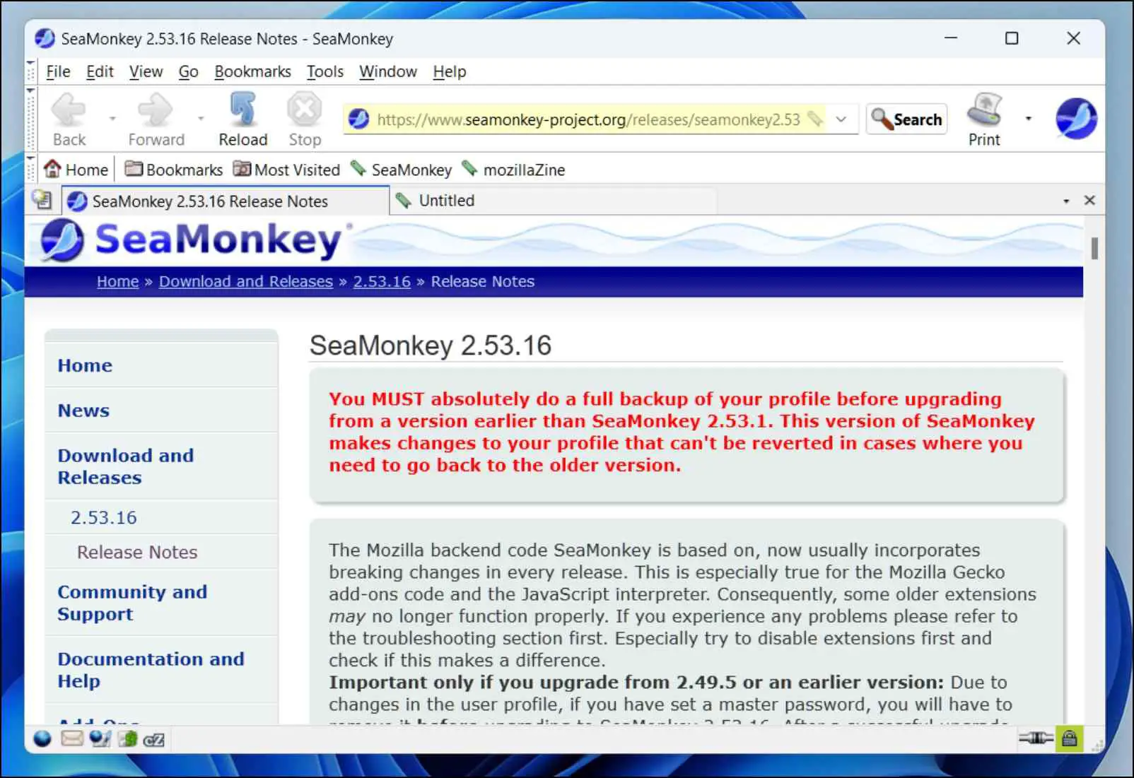 Seamonkey-Browser-Windows