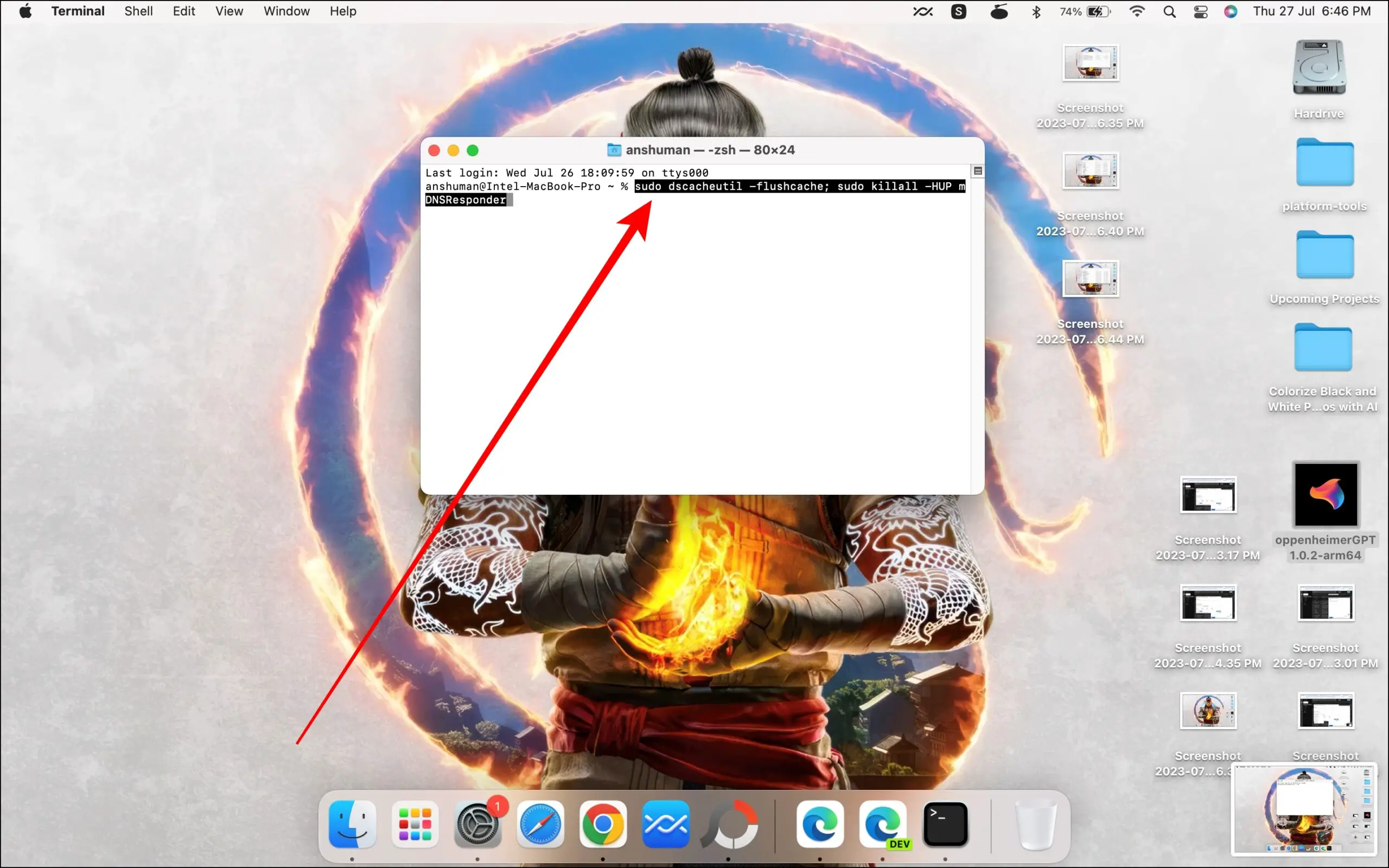 Using Command On Mac