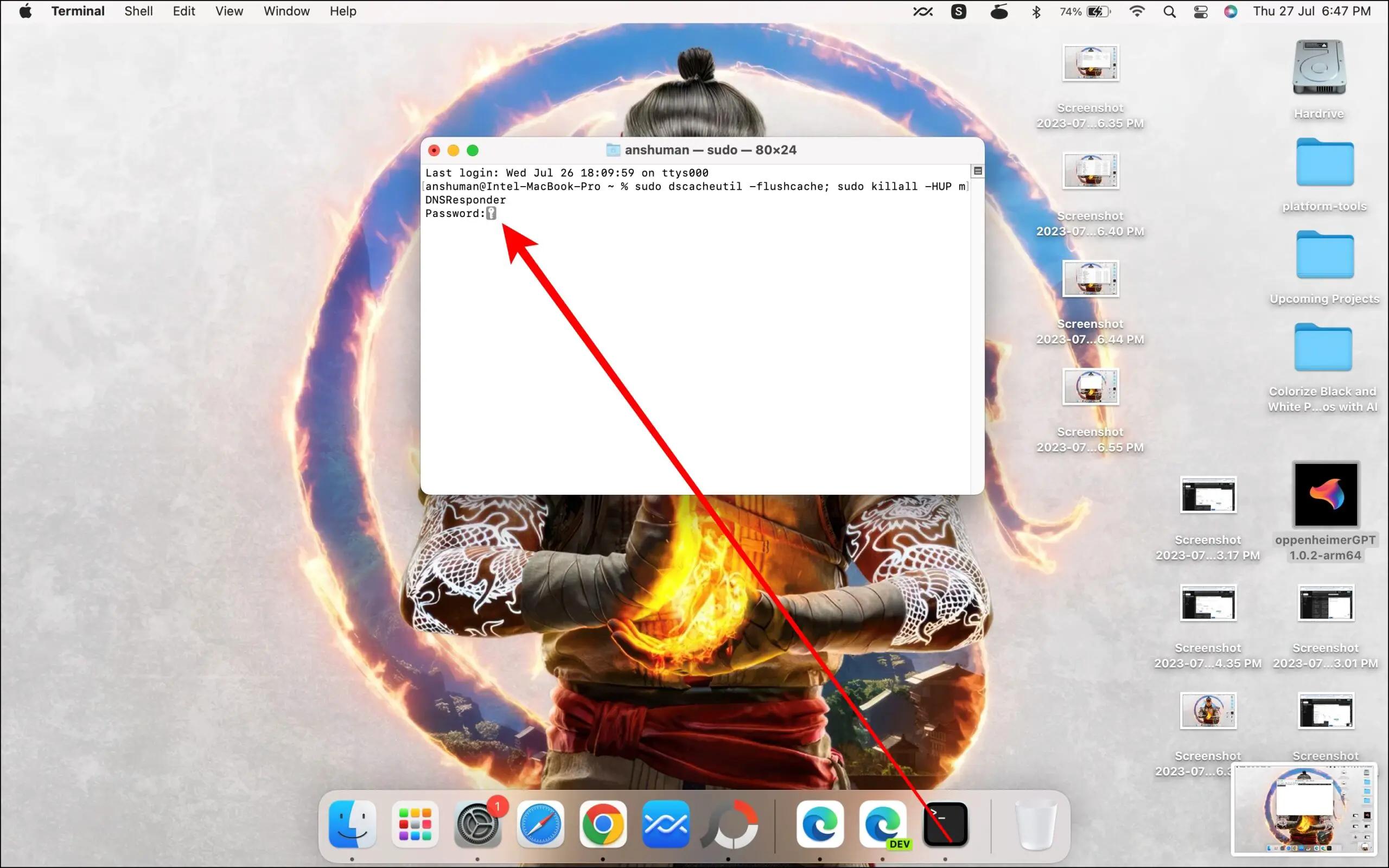 Using Command On Mac