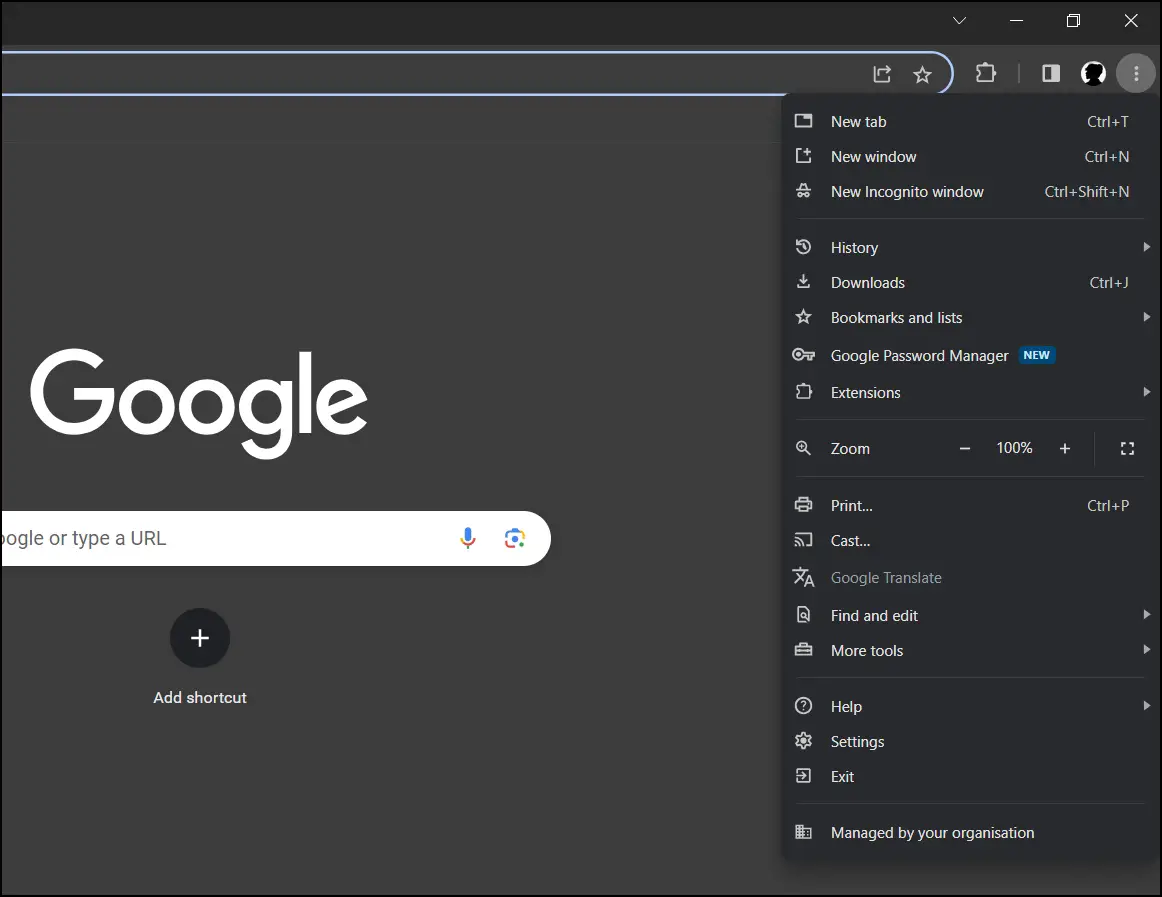 Redesigned Main Menu: Chrome New UI Refresh