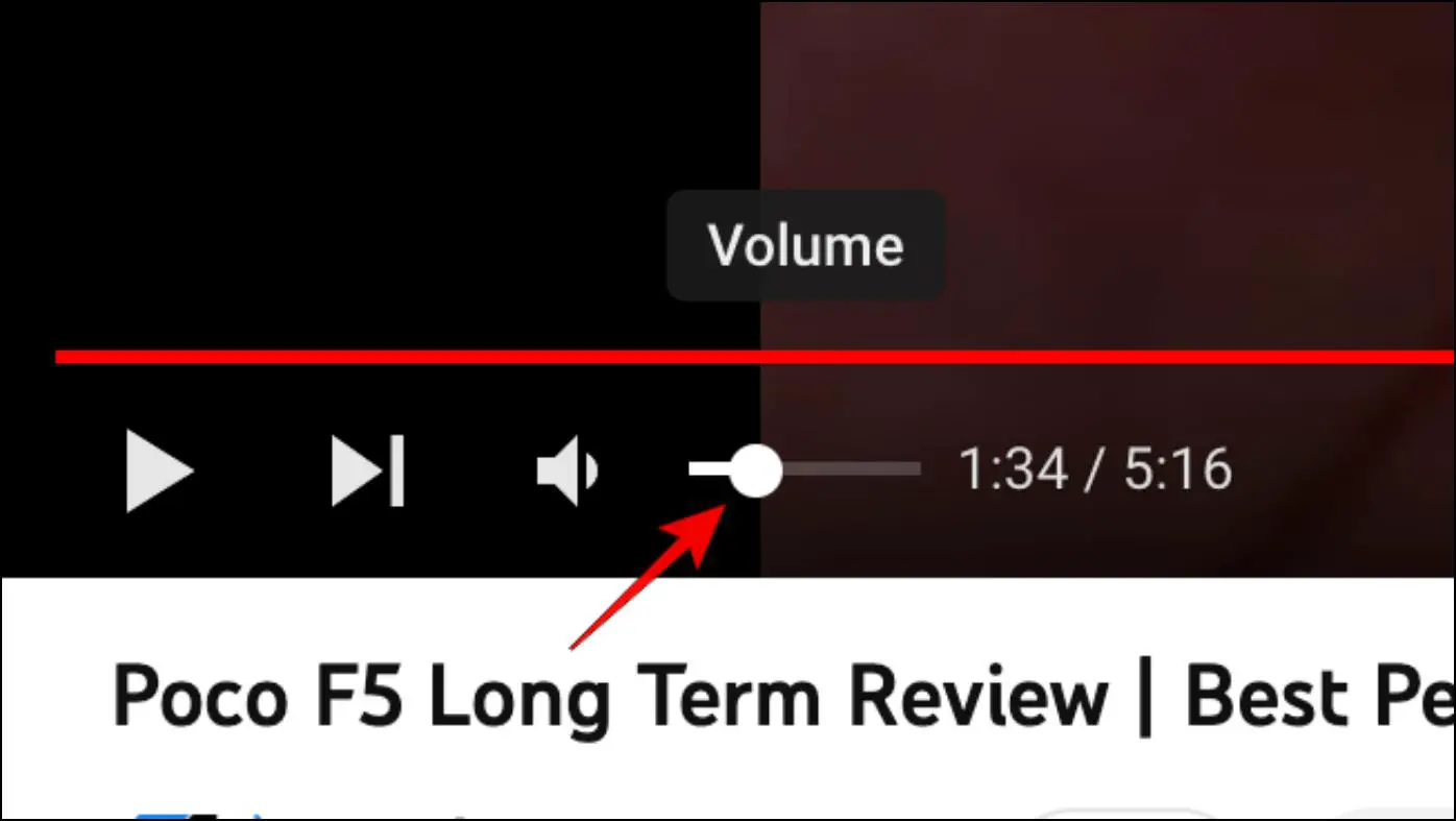 Adjust-YouTube-Volume-bar