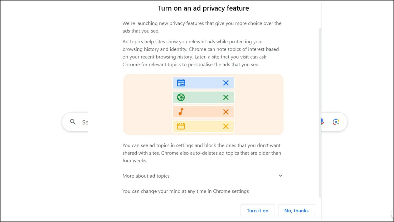 Chrome-Ads-Privacy-Popup