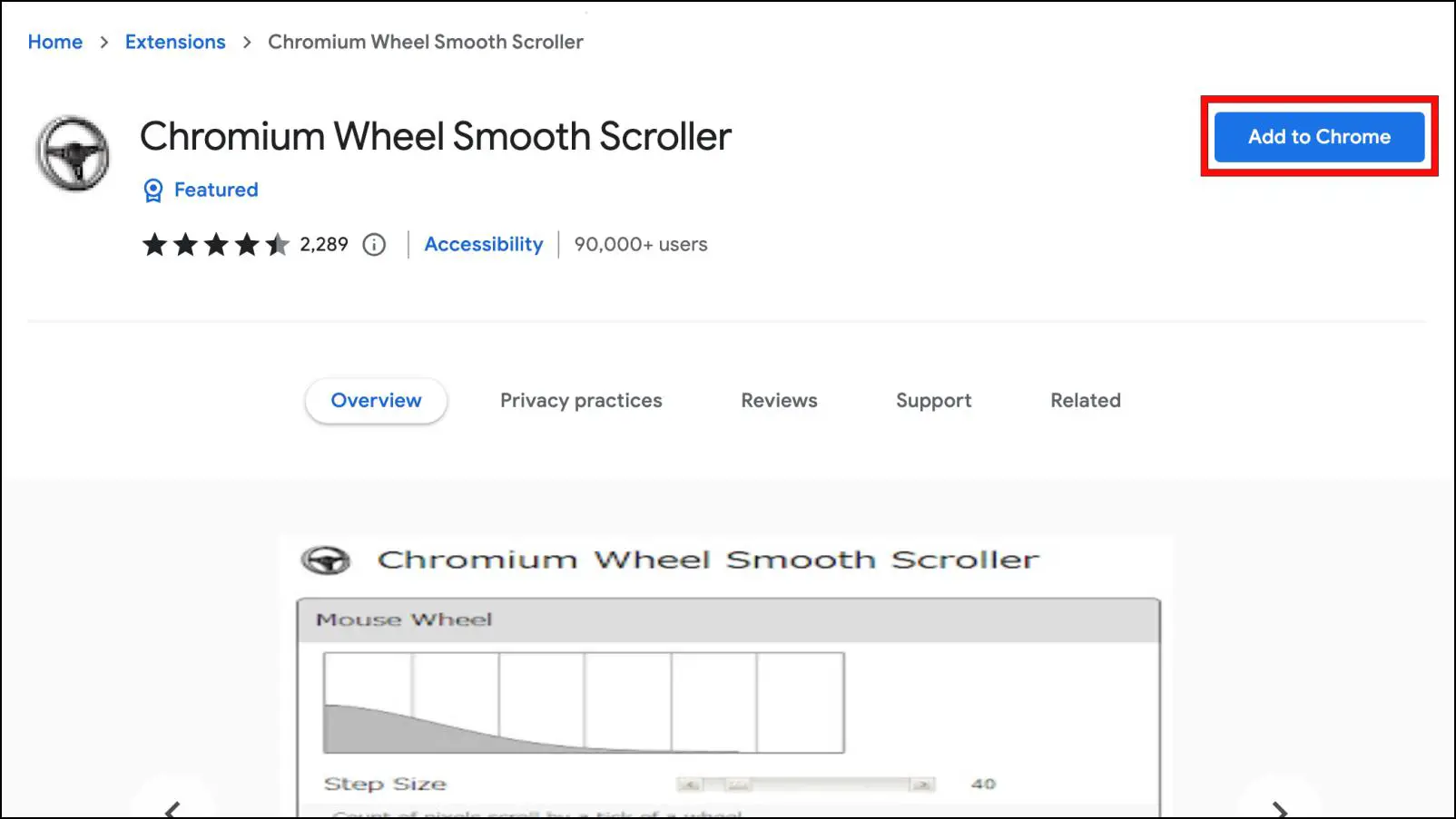 Use-Chrome-Smooth-Scroller-Extension