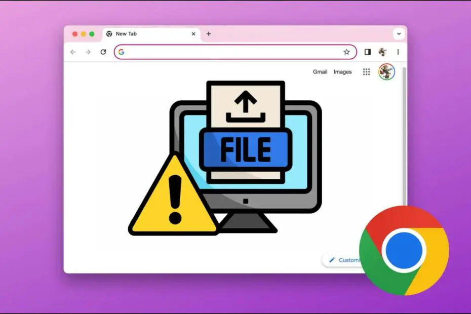 Google Chrome Unable to Upload Files