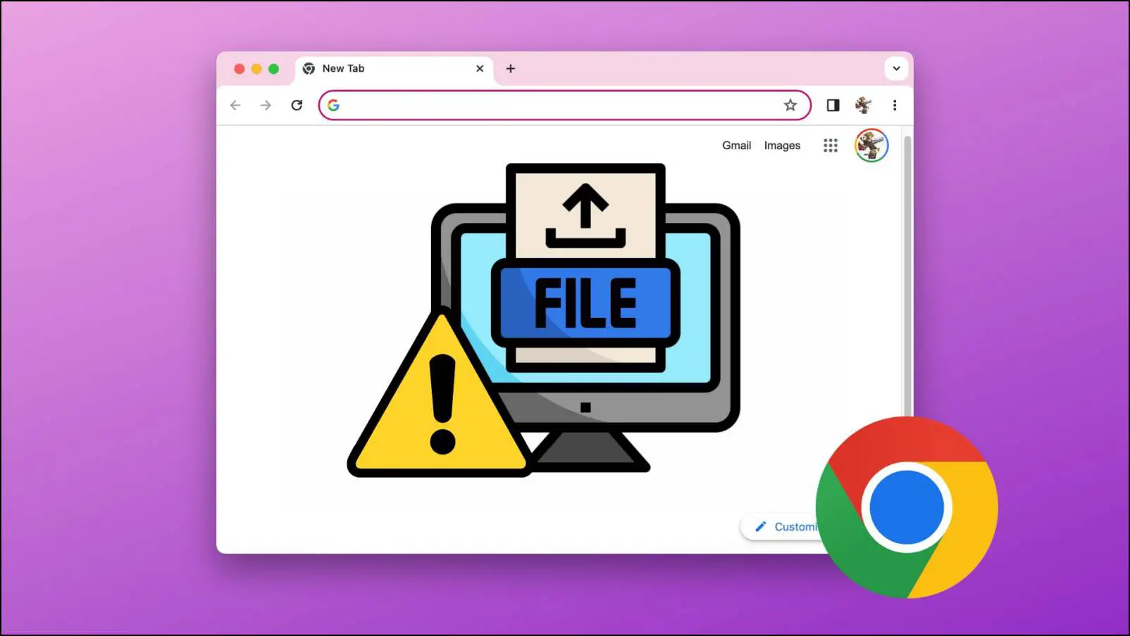 Google Chrome Unable to Upload Files