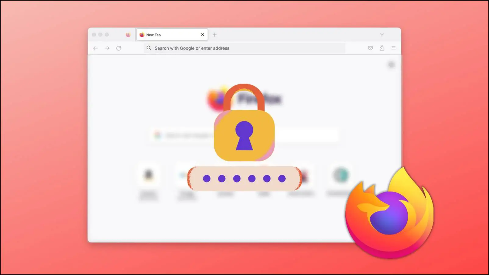 Firefox Browser Locked with a Password