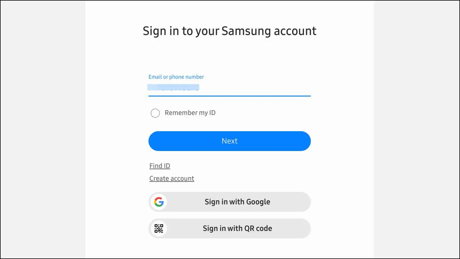 Login to Samsung Account to Sync Bookmarks