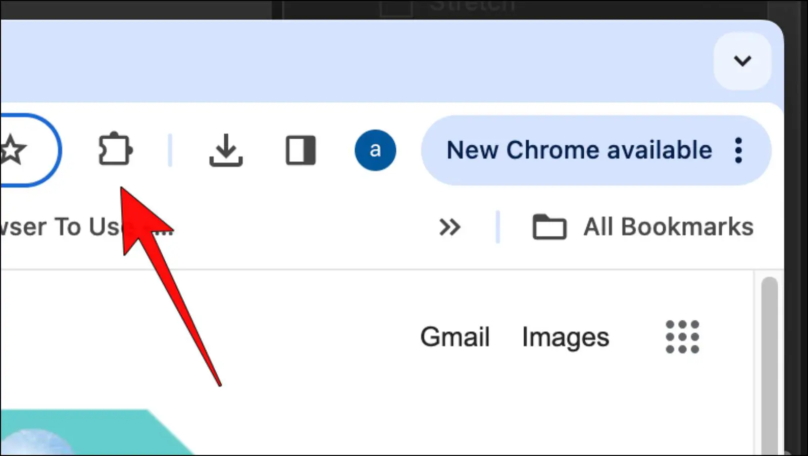 Open Extensions List in Chrome