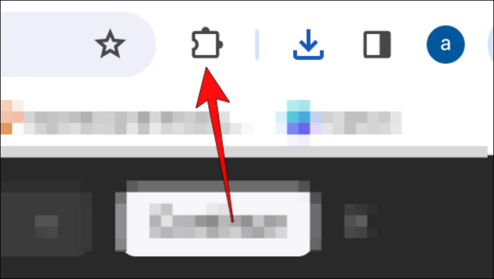 Clicking on the Extension Icon in Chrome